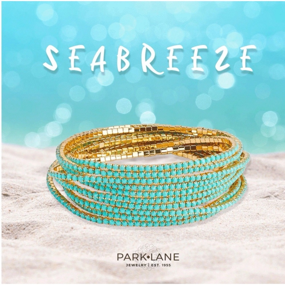 Park Lane Gold and Aqua Bracelet Collection